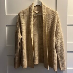 GAP Tan Open-Front Cardigan